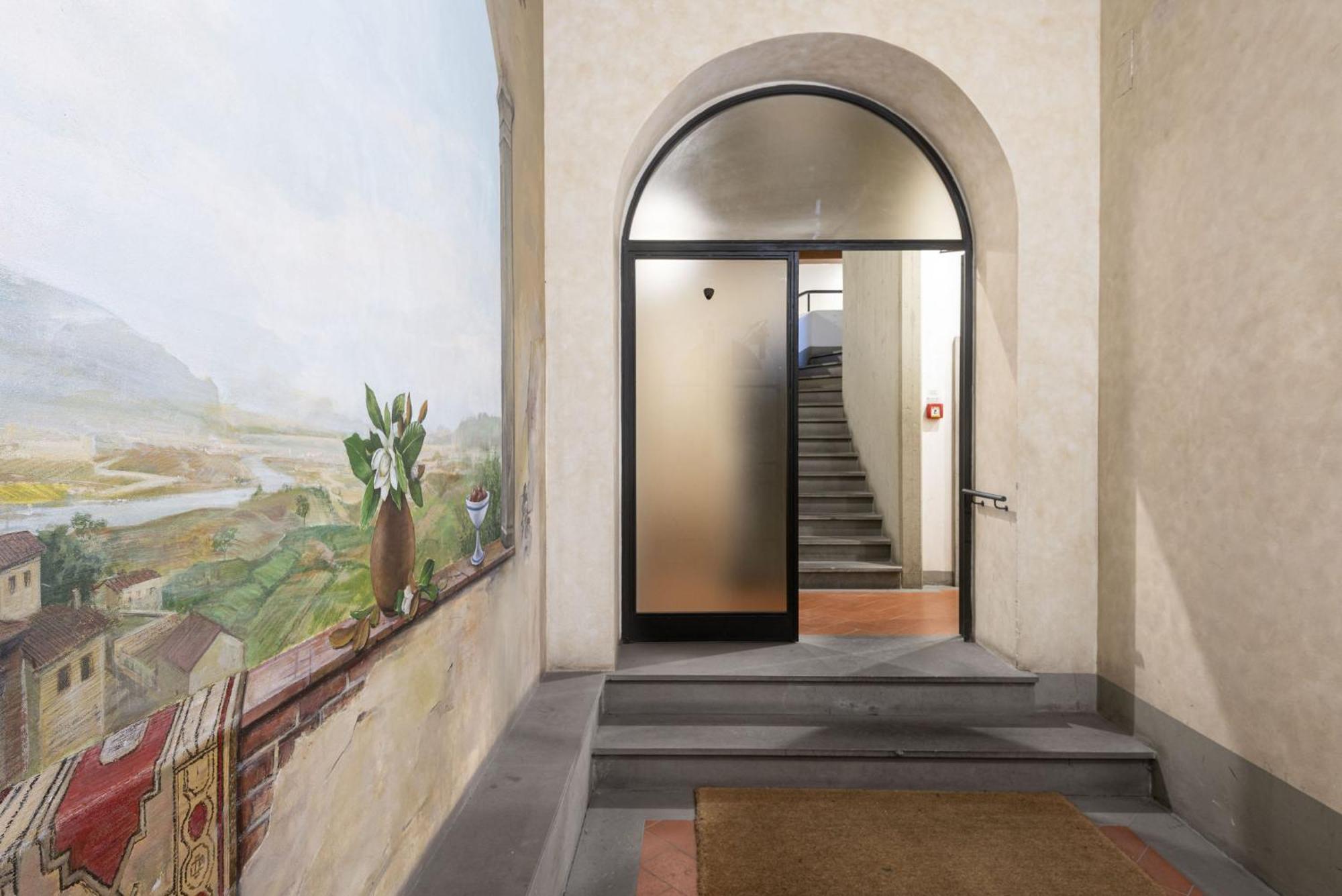 Signoria Apartment With Patio Florens Exteriör bild